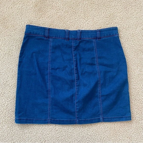 Adventura Women’s Organic Denim Skirt Size 12 - Picture 4 of 4